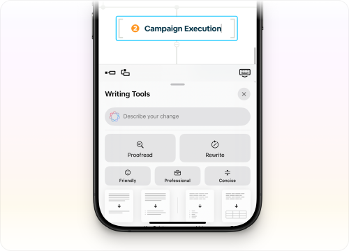 Create better with Apple Intelligence.