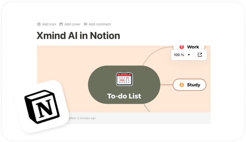 Embed your mind maps into Notion