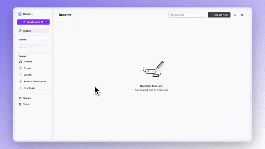 Switch between spaces with clarity.