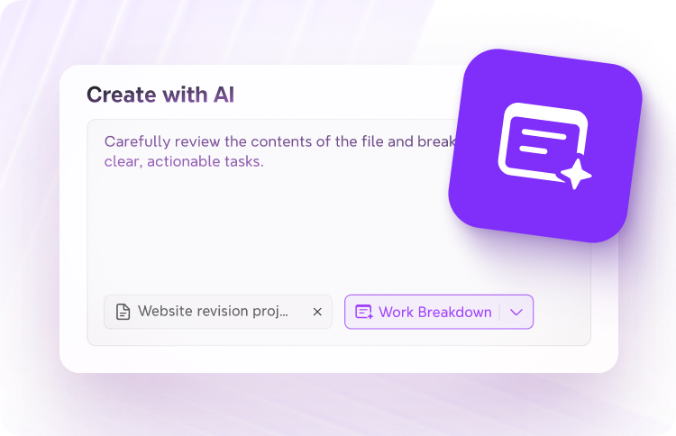 Work Breakdown Easily with AI