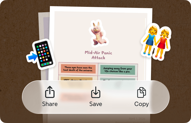 Sharing a roast result from Xmind on mobile