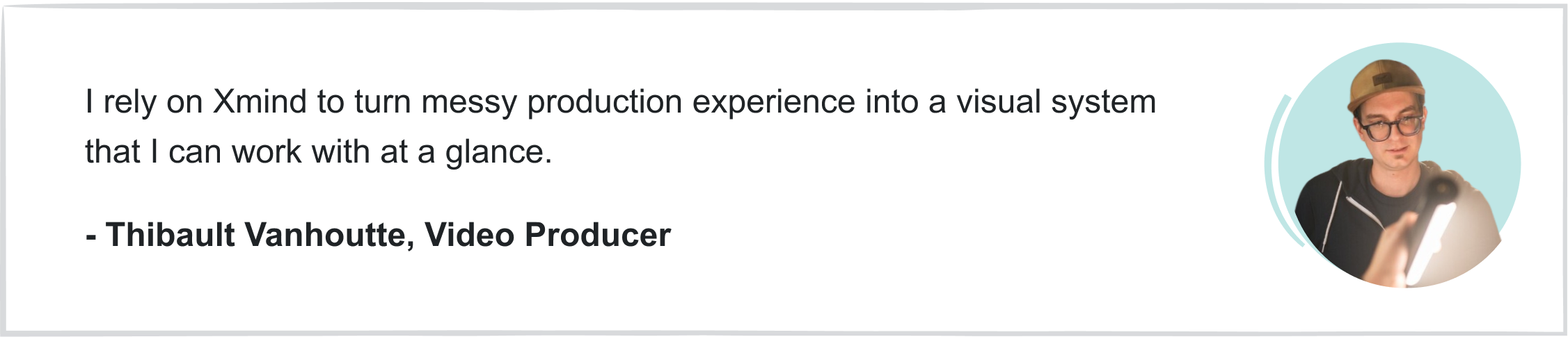 Xmind helps me to turn chaotic production experience into a structured visual system, so I can refine my workflows at a glance.